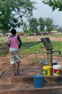 A water pump at Duase